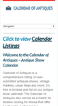 Mobile Screenshot of calendarofantiques.com