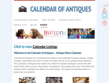 Tablet Screenshot of calendarofantiques.com